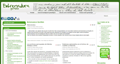 Desktop Screenshot of extremadura.genealogica.net