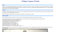 Desktop Screenshot of casquetedeprado.genealogica.net